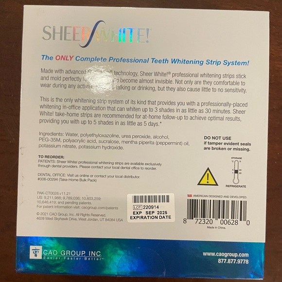 Teeth Whitening Strips - Fresh Mint - Picture 2 of 5